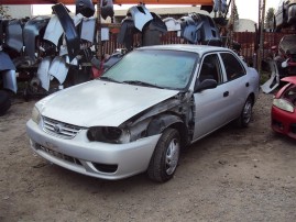 2001 TOYOTA COROLLA CE, 1.8L AUTO 3SPD, COLOR SILVER, STK Z15885